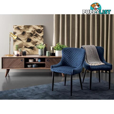 DANYA Dining Chair - Blue - 35980006 - 5704745073033