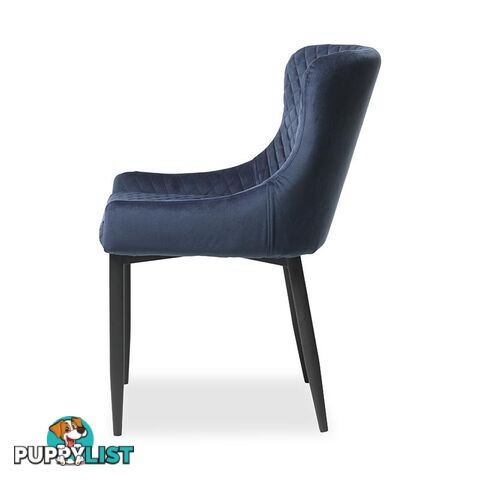 DANYA Dining Chair - Blue - 35980006 - 5704745073033