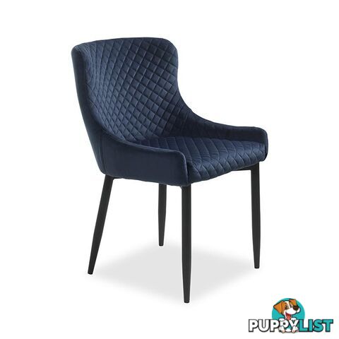 DANYA Dining Chair - Blue - 35980006 - 5704745073033