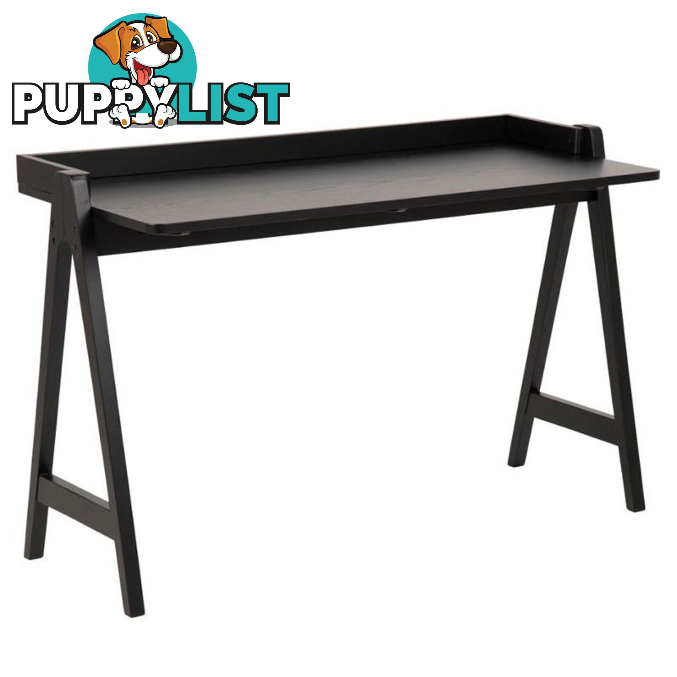 RISTO Study Desk/Console 126.5cm - Black - AC-0000085597 - 5713941106698