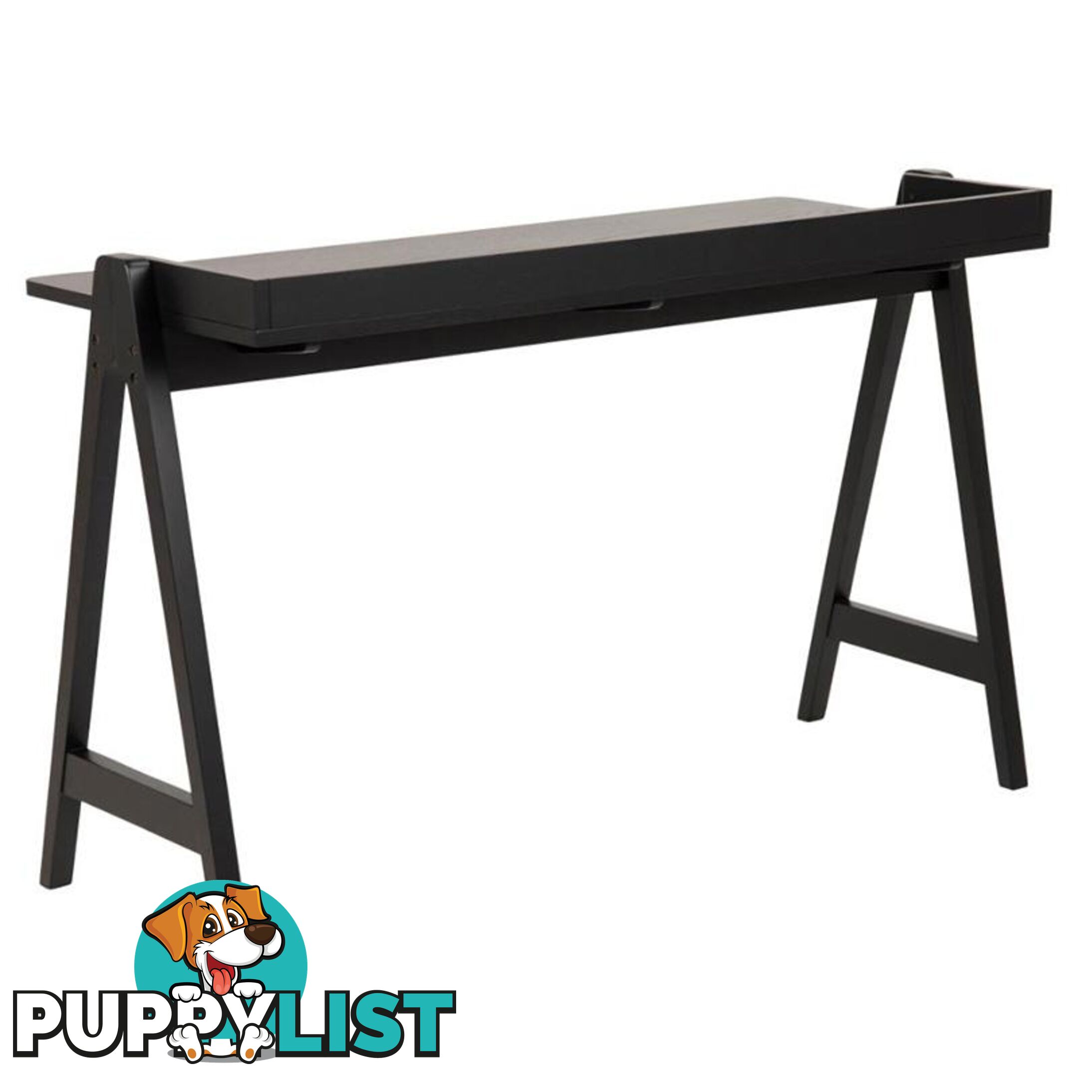 RISTO Study Desk/Console 126.5cm - Black - AC-0000085597 - 5713941106698