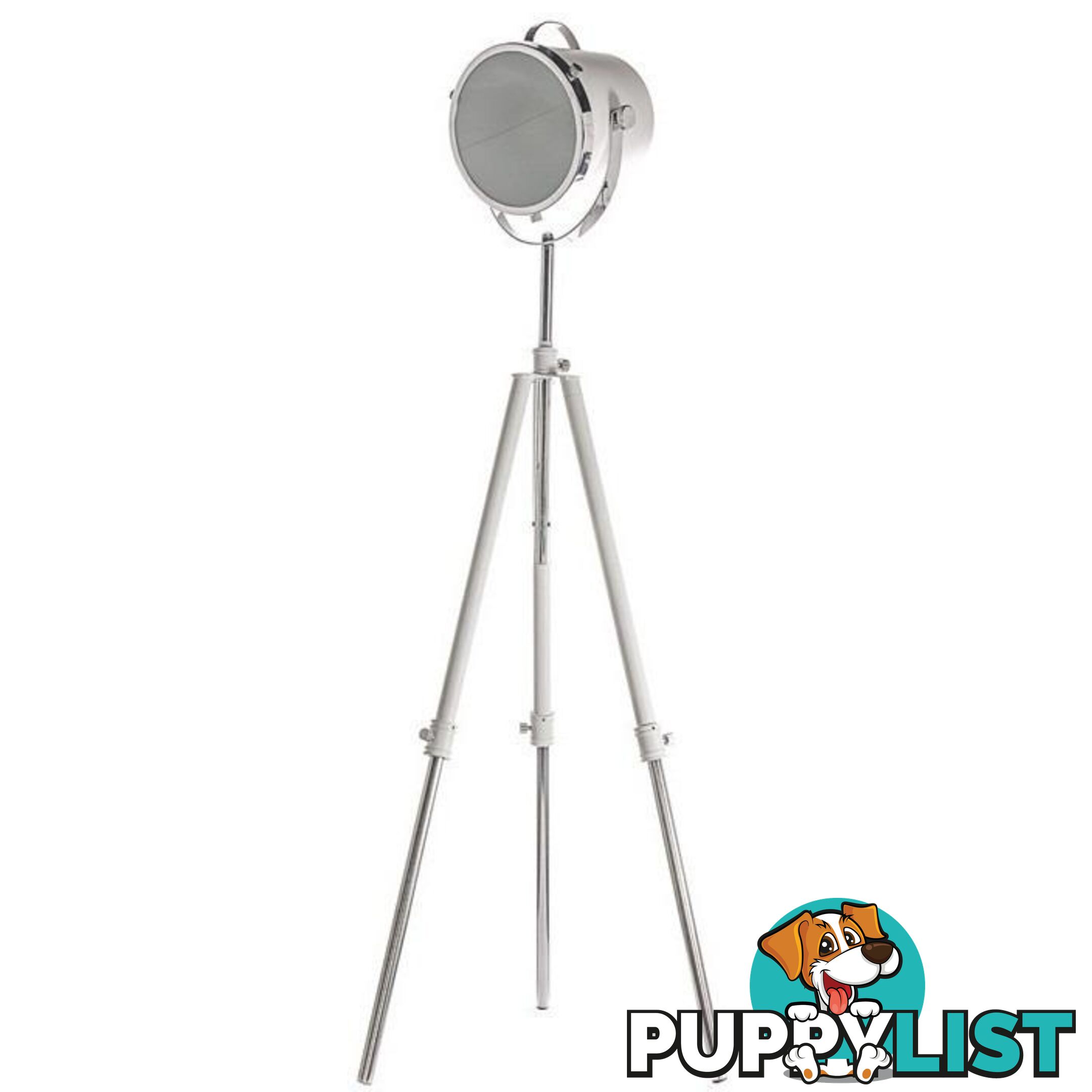 White Metal Floor Lamp - 14002-WHT - 9334719000114