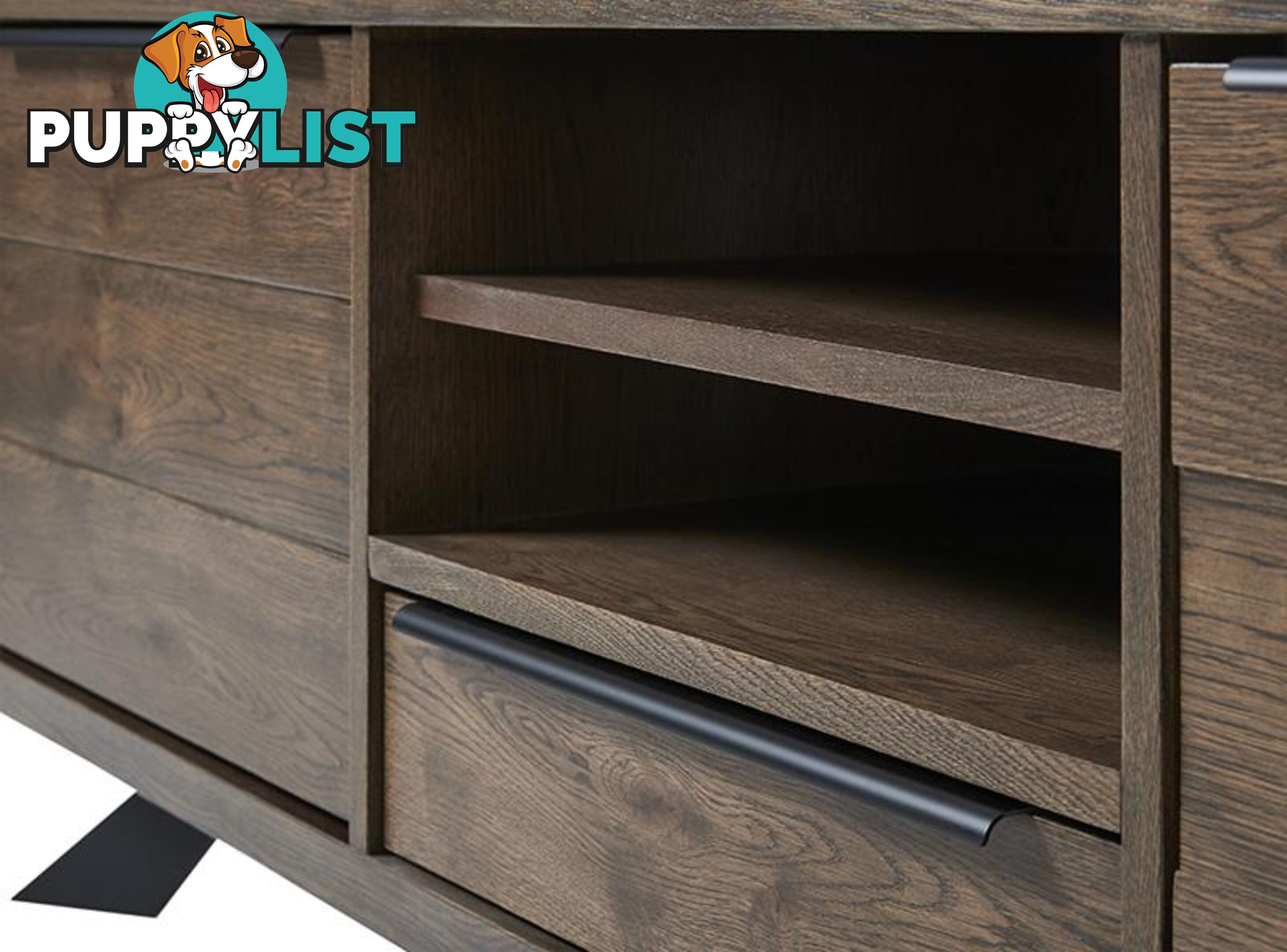 ARNO Entertainment TV Unit 170cm - Brown & Black - 39842930 - 5704745083834