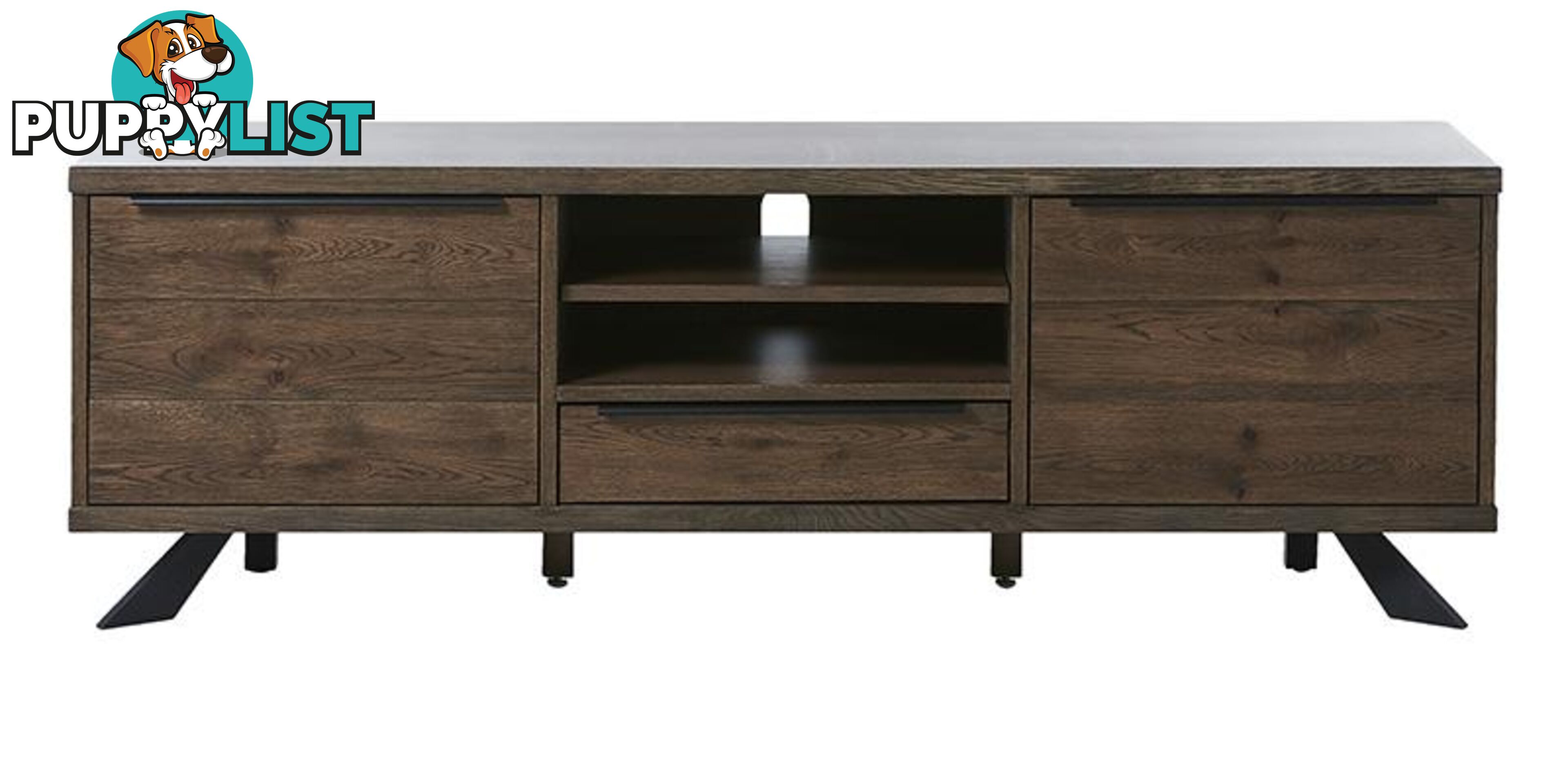 ARNO Entertainment TV Unit 170cm - Brown & Black - 39842930 - 5704745083834