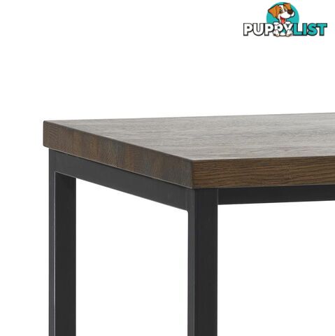 RIVOLI Bar Table 120cm - Smoked Oak / Black - 40801020 - 5704745096865