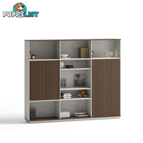 ANDERS Display Unit 2.4M - Australian Gold Oak & Beige - DF-TIAN-S0224 - 9334719011219