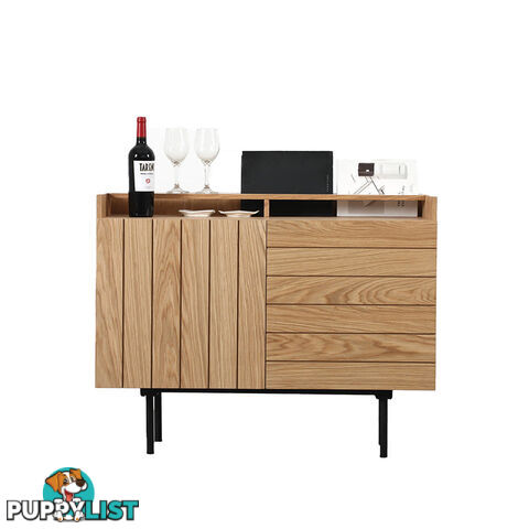 ZANE Sideboard 100cm - Natural Oak - BB-SB1007 - 9334719012117