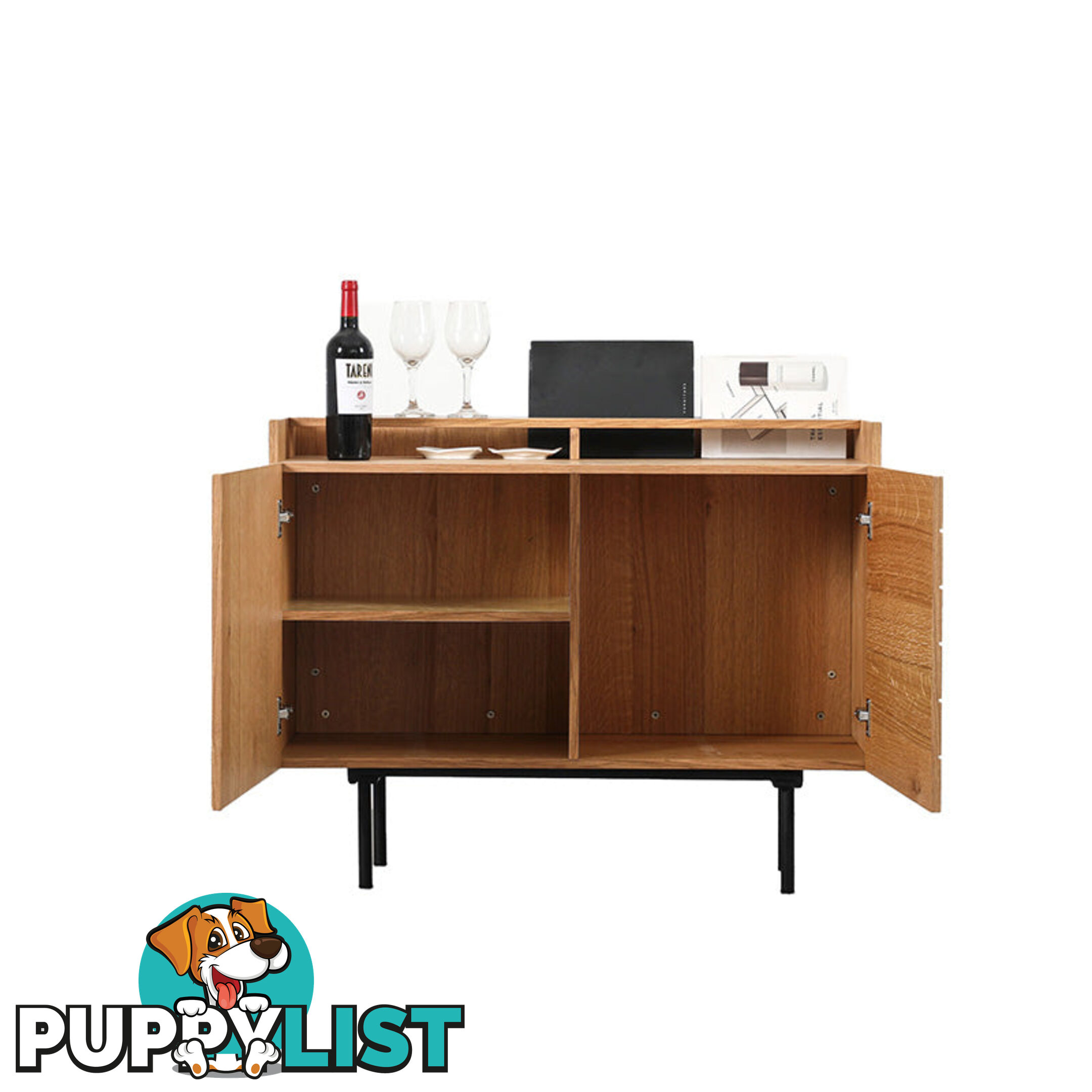 ZANE Sideboard 100cm - Natural Oak - BB-SB1007 - 9334719012117