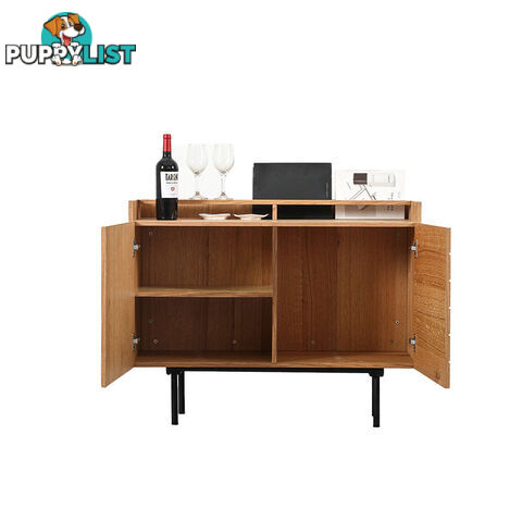 ZANE Sideboard 100cm - Natural Oak - BB-SB1007 - 9334719012117