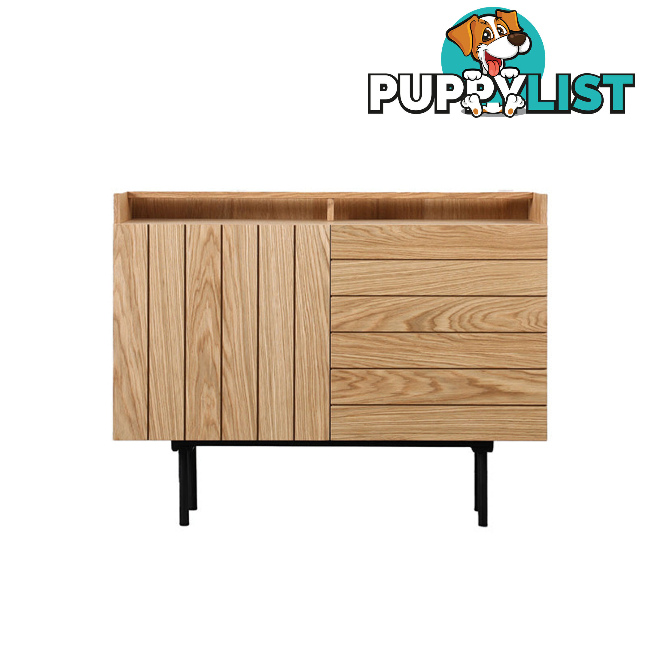 ZANE Sideboard 100cm - Natural Oak - BB-SB1007 - 9334719012117