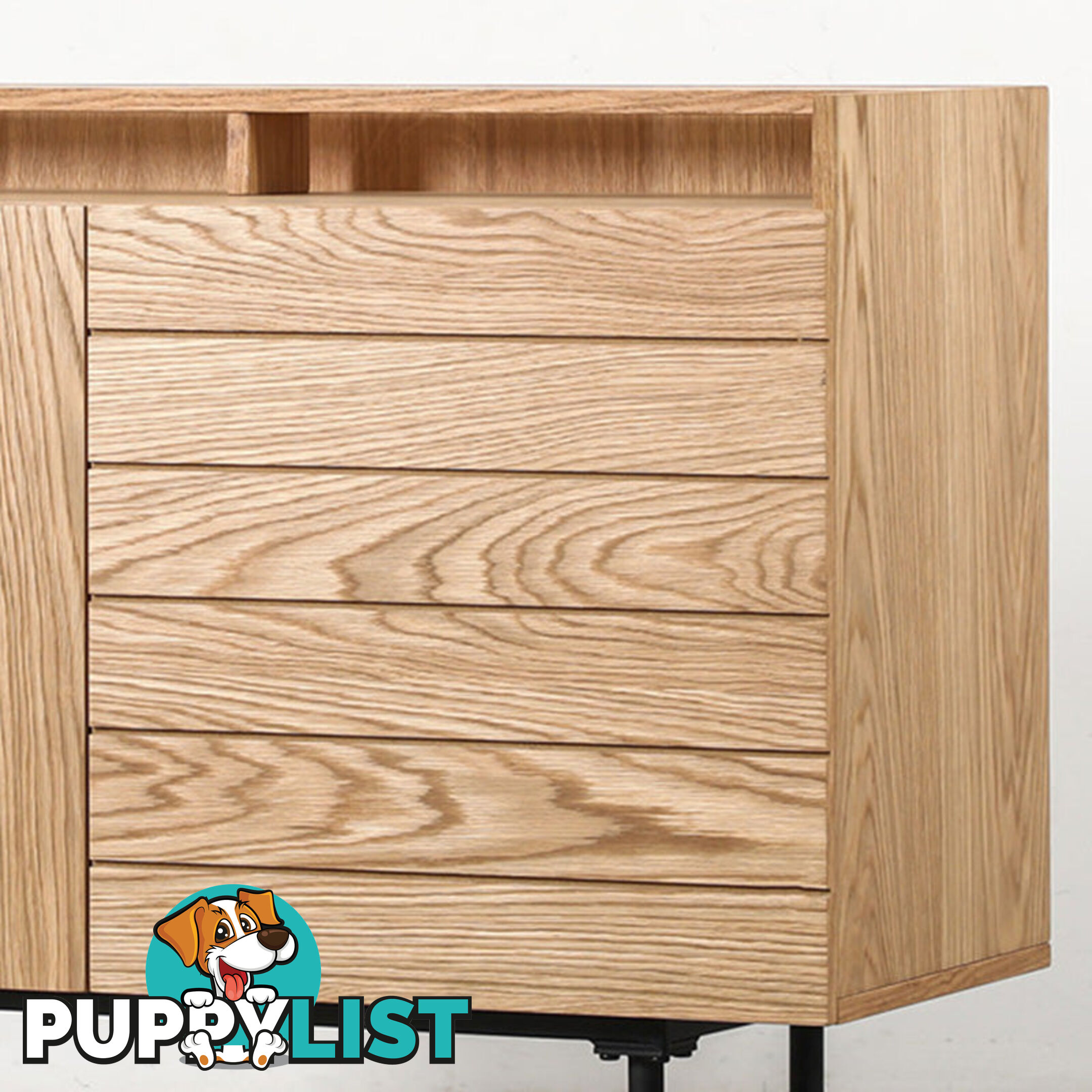 ZANE Sideboard 100cm - Natural Oak - BB-SB1007 - 9334719012117