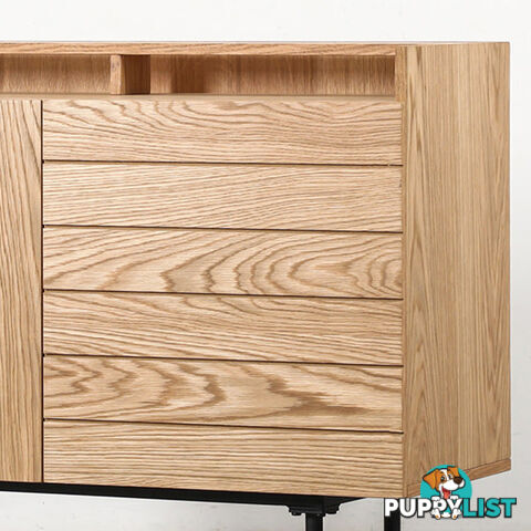 ZANE Sideboard 100cm - Natural Oak - BB-SB1007 - 9334719012117