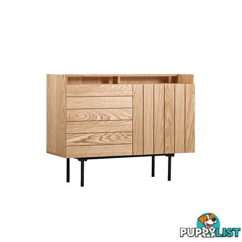 ZANE Sideboard 100cm - Natural Oak - BB-SB1007 - 9334719012117