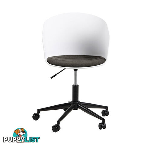 LIDAN Office Chair - White & Black - AC-25029-012 - 5706553425806