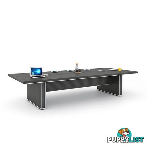 MATEES Boardroom Table 2.8M - Grey/ Brown - DF-BJSC1228 - 9334719010434