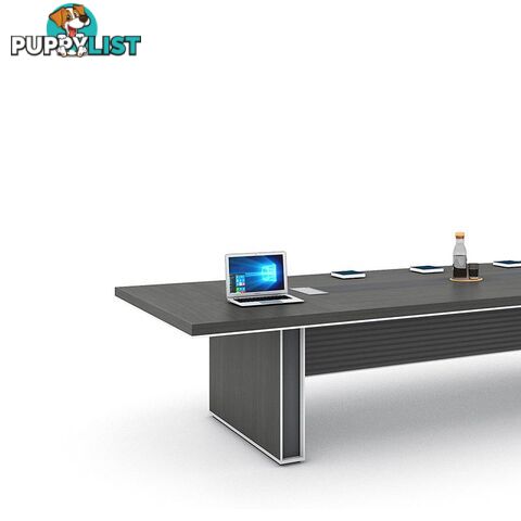 MATEES Boardroom Table 2.8M - Grey/ Brown - DF-BJSC1228 - 9334719010434