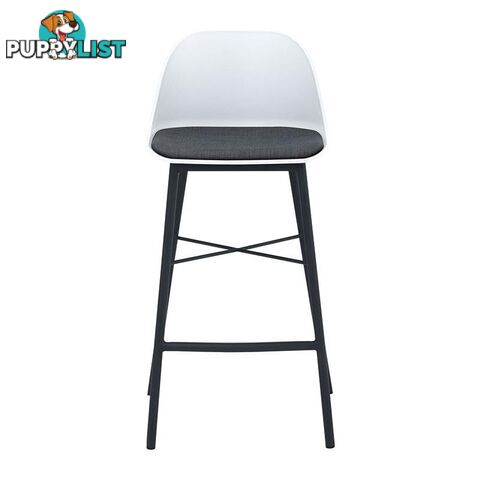 LAXMI Counter Stool - White & Black - 248005 - 9334719008523