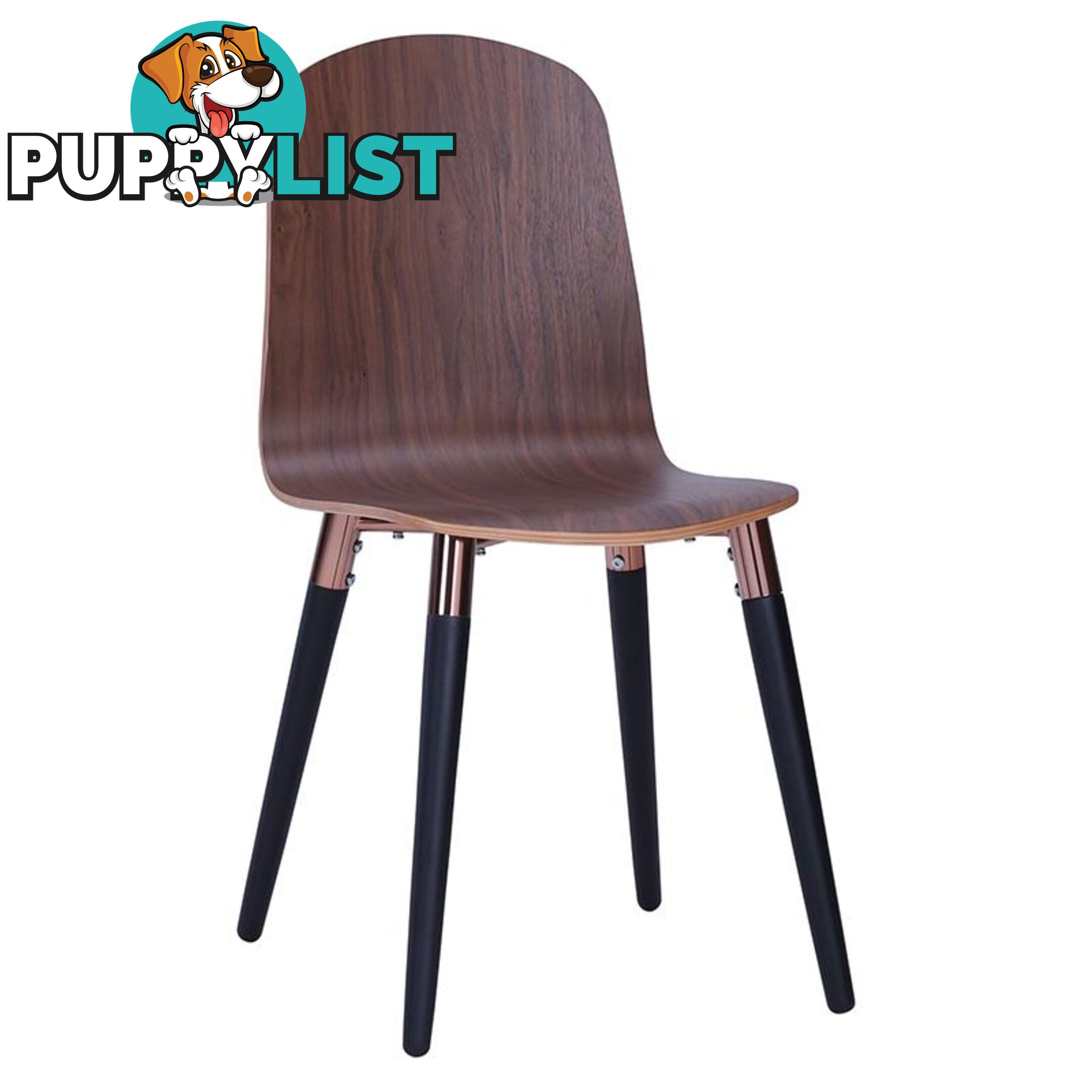 VESTA Dining Chair - Walnut - 241104 - 9334719008172