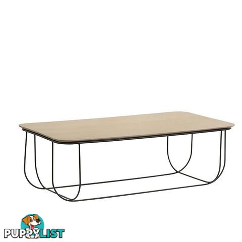 JENSEN Coffee Table 120cm - Natural & Black - IVT-3215 - 9334719010656