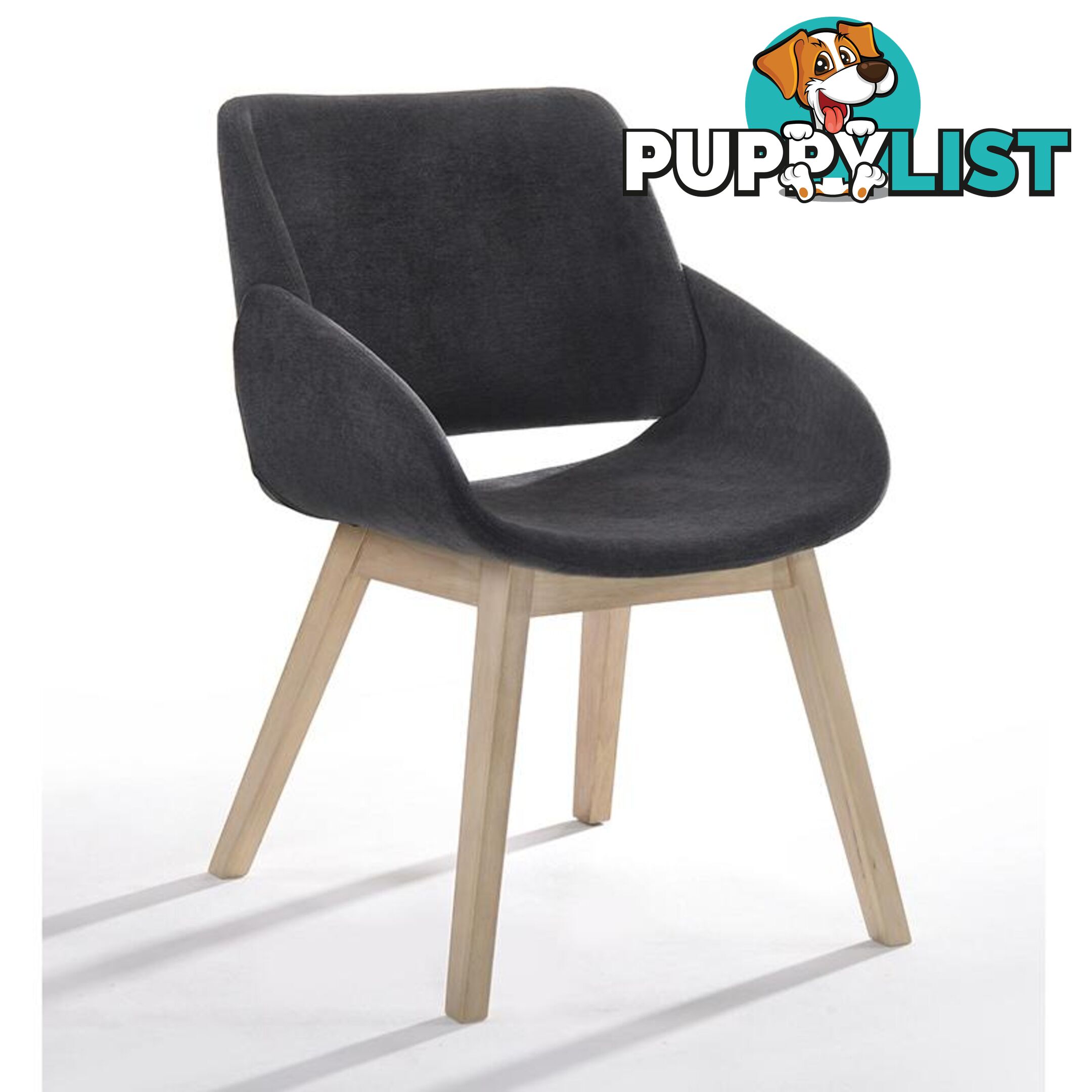 BELA Arm Chair - Charcoal - MI-C631 - 9334719006963