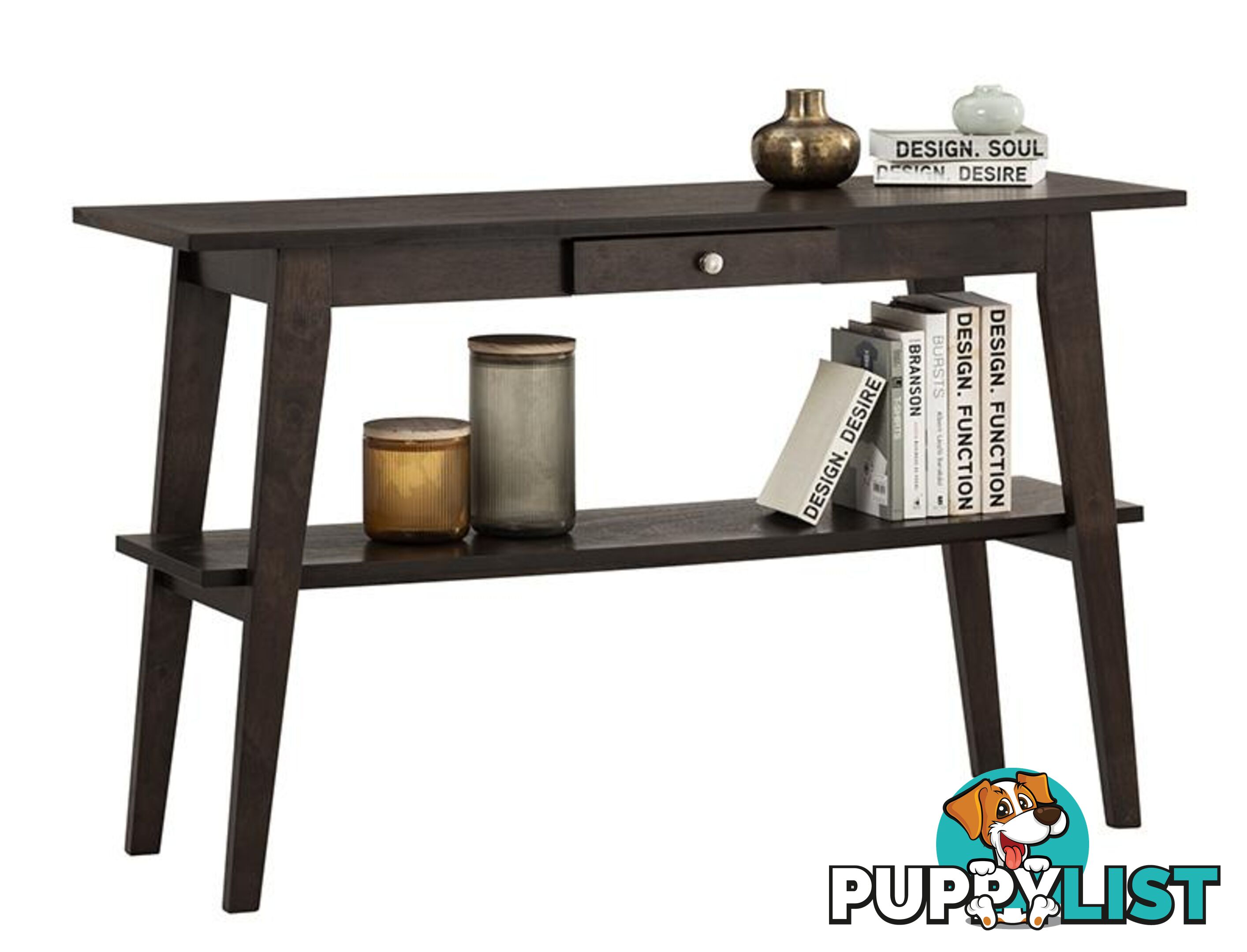 KAEL Console Table 117cm - Chestnut - 133052 - 9334719000558