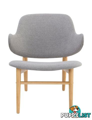 VERONIC Lounge Chair - Natural & Light Grey - 231246 - 9334719002194