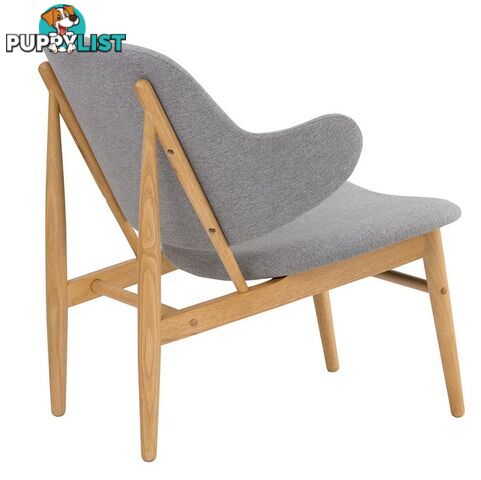 VERONIC Lounge Chair - Natural & Light Grey - 231246 - 9334719002194