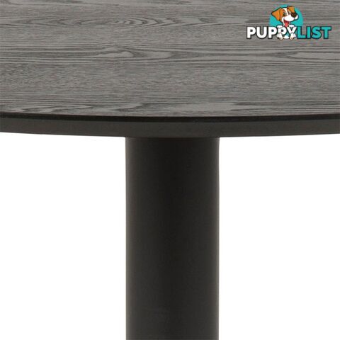 TITAN Round Dining Table 110cm - Black - AC-H000020291 - 5713941135223