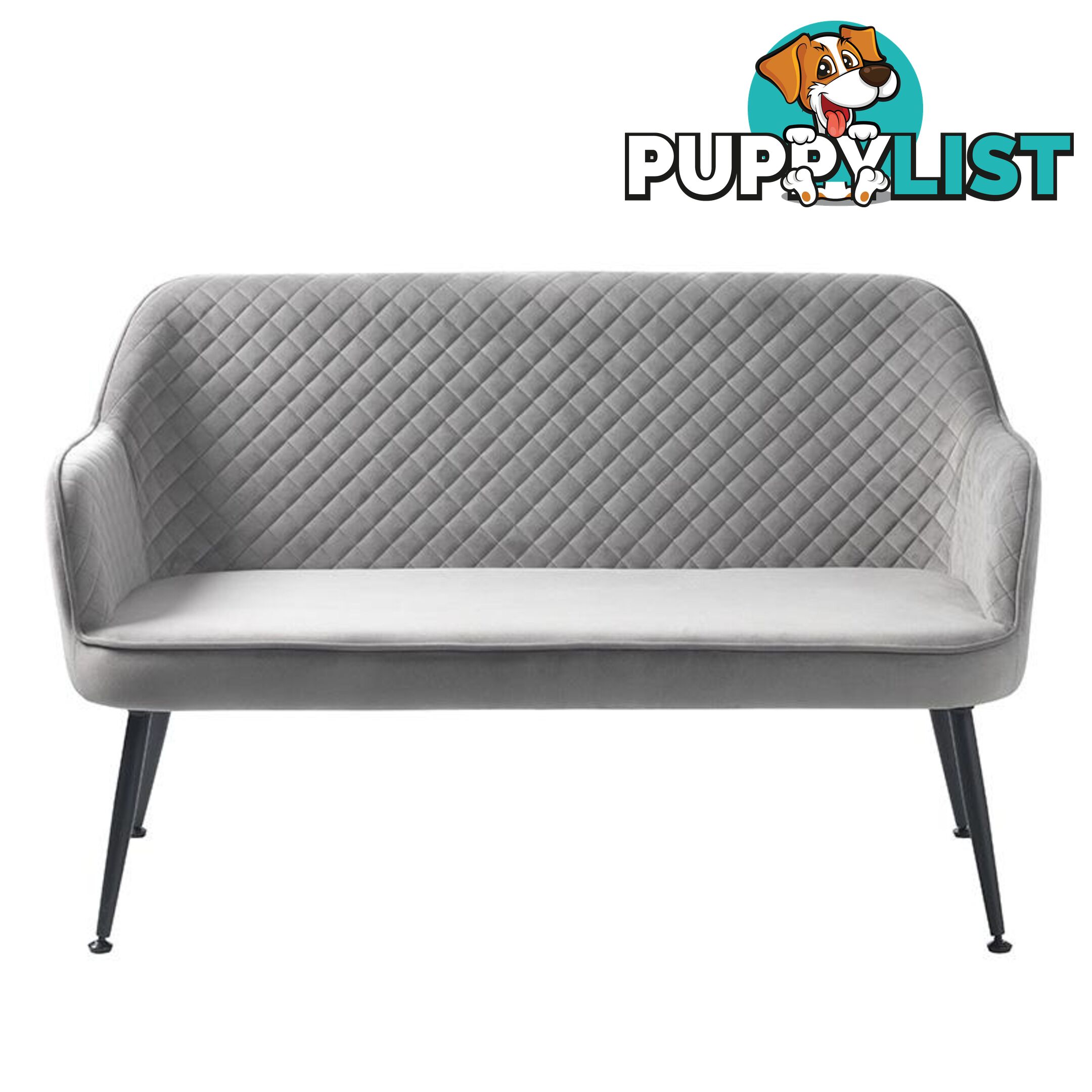 BERRIE 2 Seater Sofa - Grey - 34020003 - 5704745104126