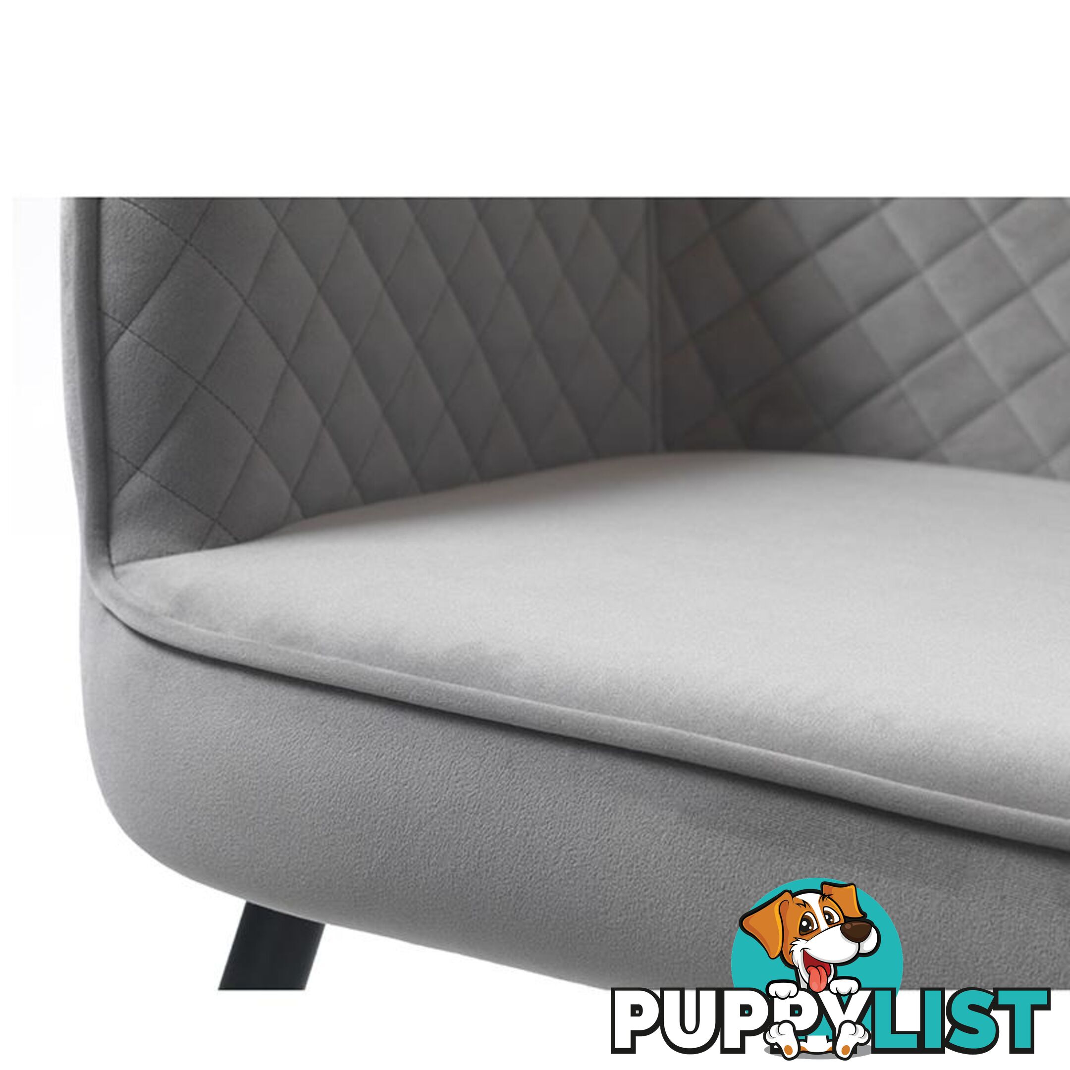 BERRIE 2 Seater Sofa - Grey - 34020003 - 5704745104126