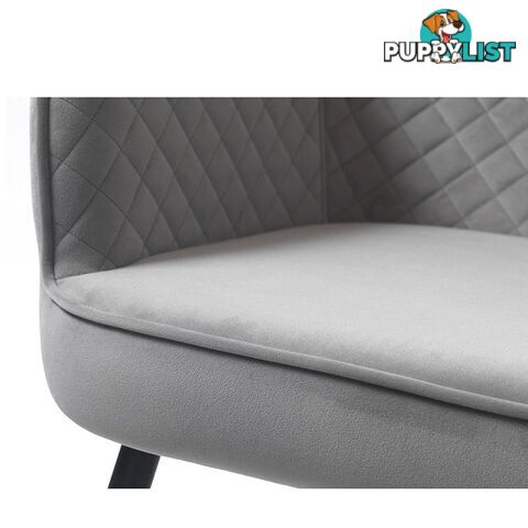 BERRIE 2 Seater Sofa - Grey - 34020003 - 5704745104126