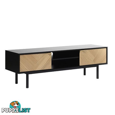 CALVI TV Entertainment Unit 1.6M - Natural & Black - 42153160 - 5704745089690