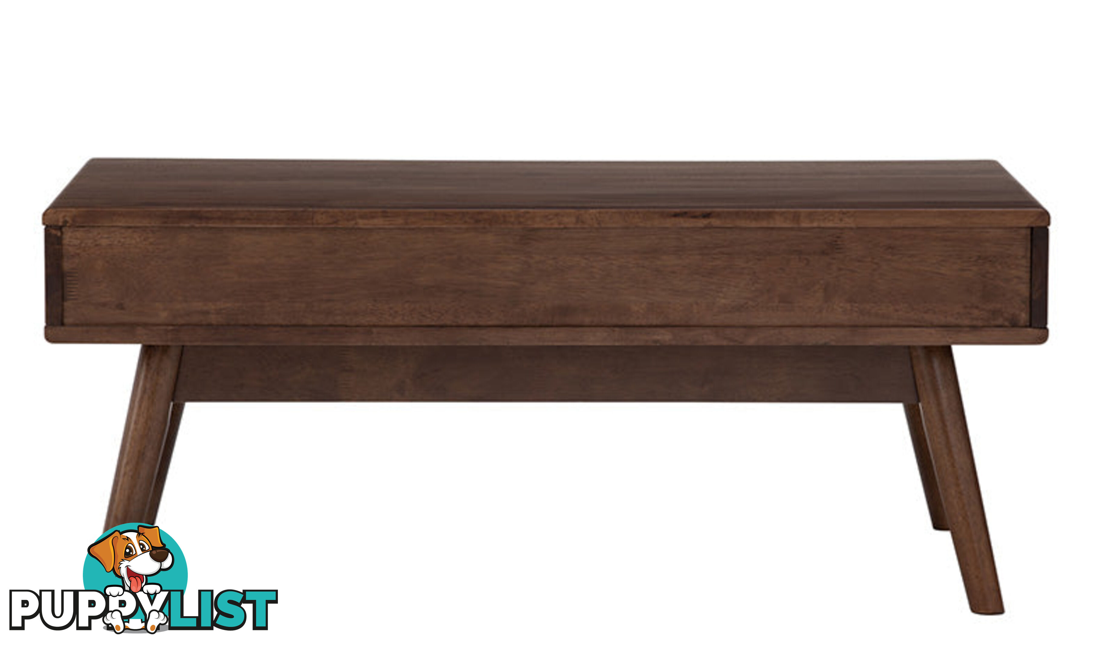 LAMAR Coffee Table with 2 Drawers 106cm - Walnut - 133053 - 9334719000565