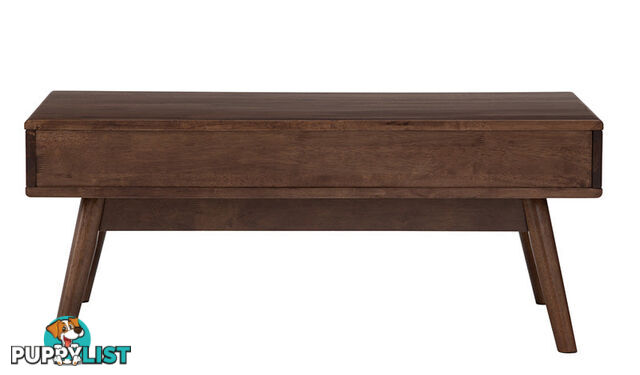 LAMAR Coffee Table with 2 Drawers 106cm - Walnut - 133053 - 9334719000565