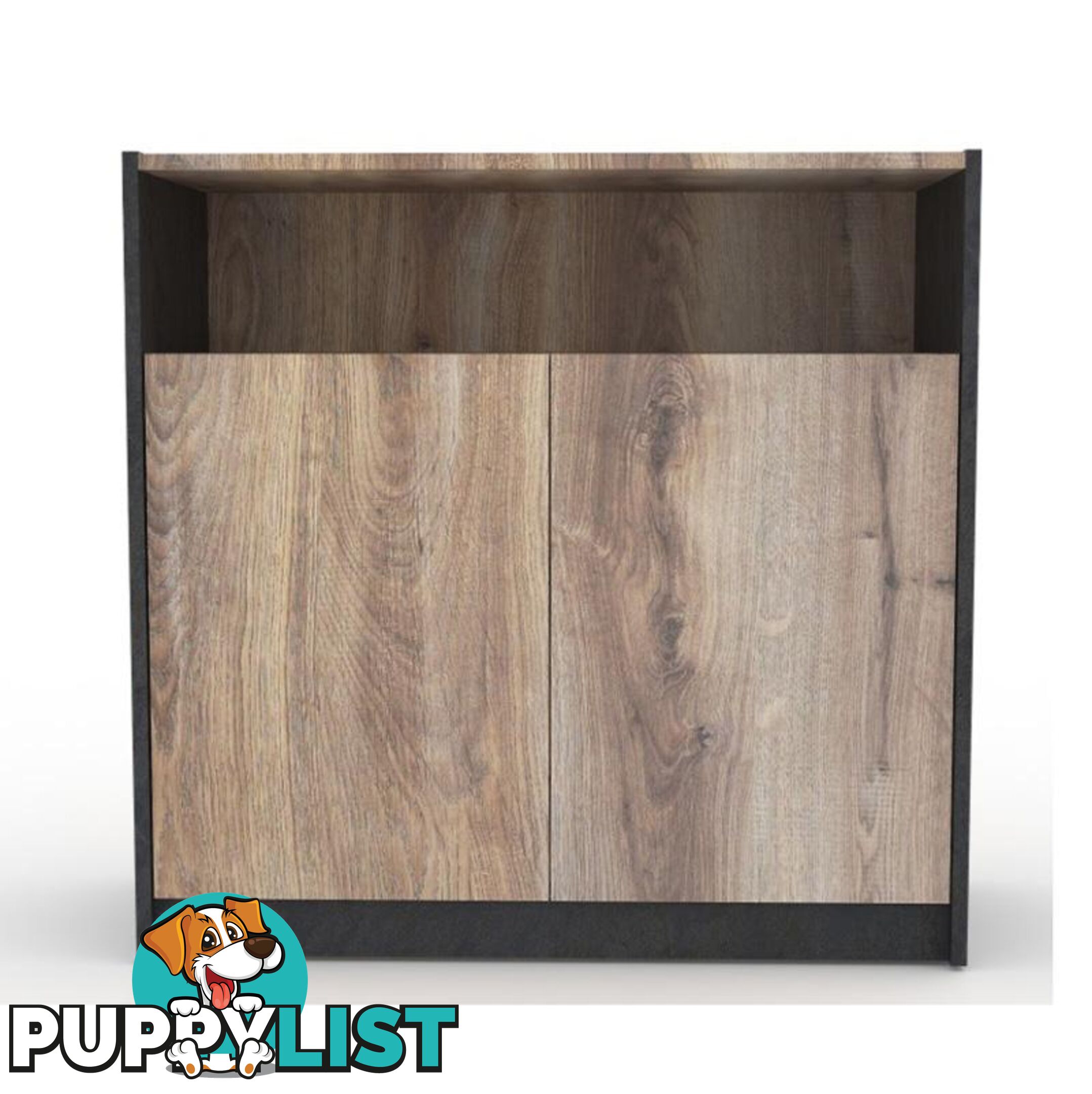 ARTO Credenza Cabinet Small 80cm - Warm Oak & Black - WF-NWS005 - 9334719004327