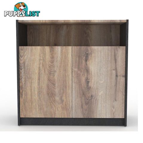 ARTO Credenza Cabinet Small 80cm - Warm Oak & Black - WF-NWS005 - 9334719004327