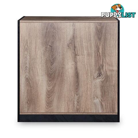 ARTO Credenza Cabinet Small 80cm - Warm Oak & Black - WF-NWS005 - 9334719004327