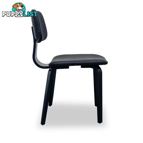 GROVER  Dining Chair - Black Ash Veneer - HL-MK2169 - 9334719002286