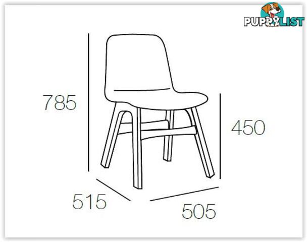 ALYSSA Dining Chair - White - ALYSSA_DC112-122 - 9334719000831