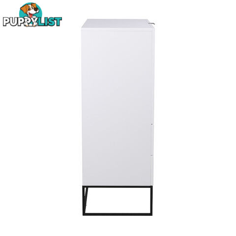 SVANA Tall Sideboard 100cm - White - AC-H000020354 - 5713941037718