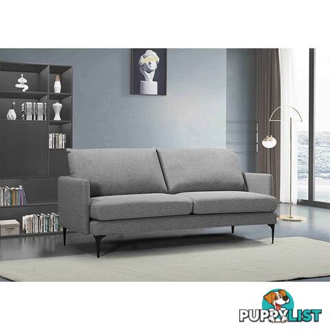 HARLOW 3 Seater Sofa - Grey - HD-2120-26 - 9334719011233