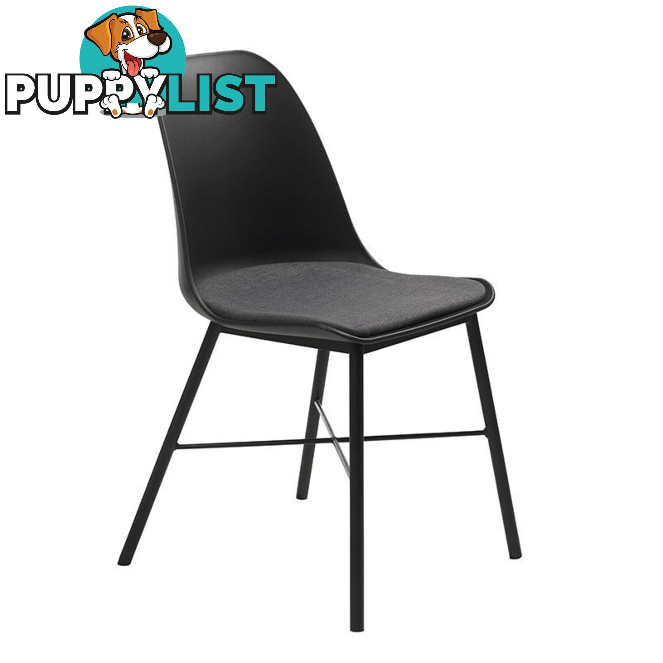 LAXMI Dining Chair - Black - 36611061 - 5704745076188