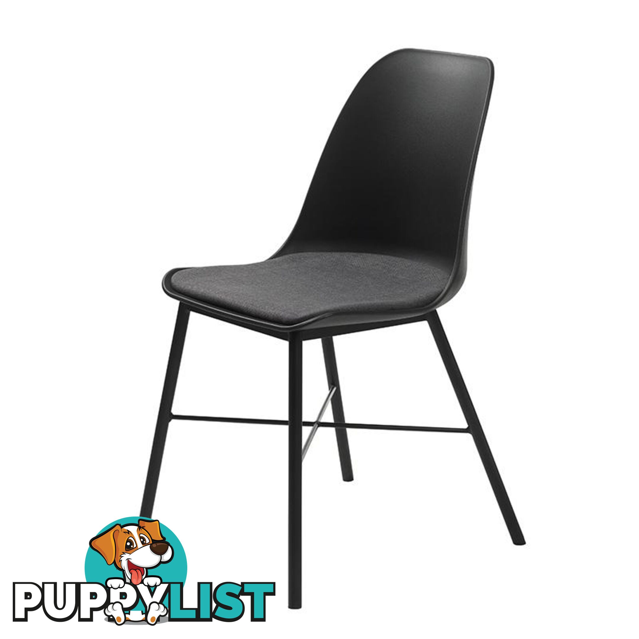 LAXMI Dining Chair - Black - 36611061 - 5704745076188