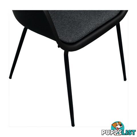 COLLEEN Dining Chair - Black - 241185 - 9334719008424