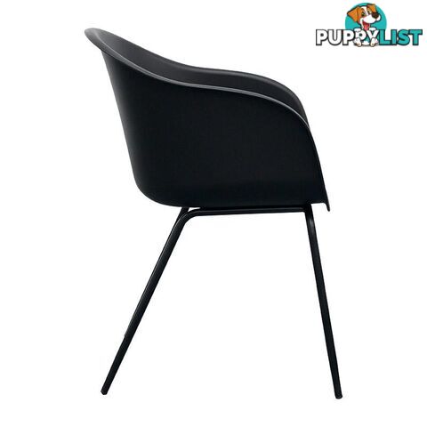 COLLEEN Dining Chair - Black - 241185 - 9334719008424