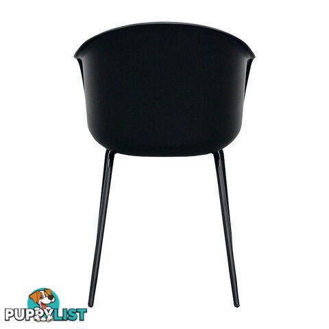 COLLEEN Dining Chair - Black - 241185 - 9334719008424