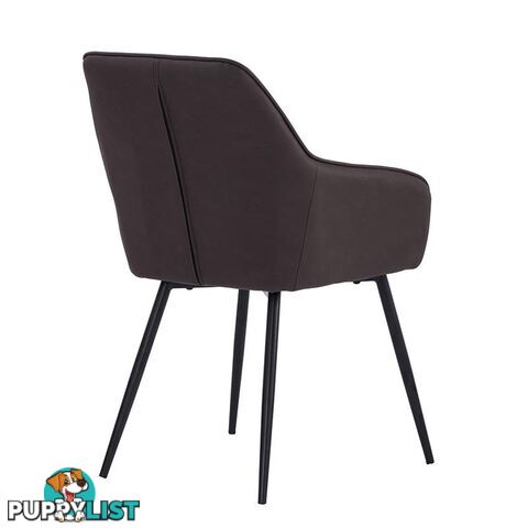 HAKON Dining Chair -  Brown & Black - 241248 - 9334719009698