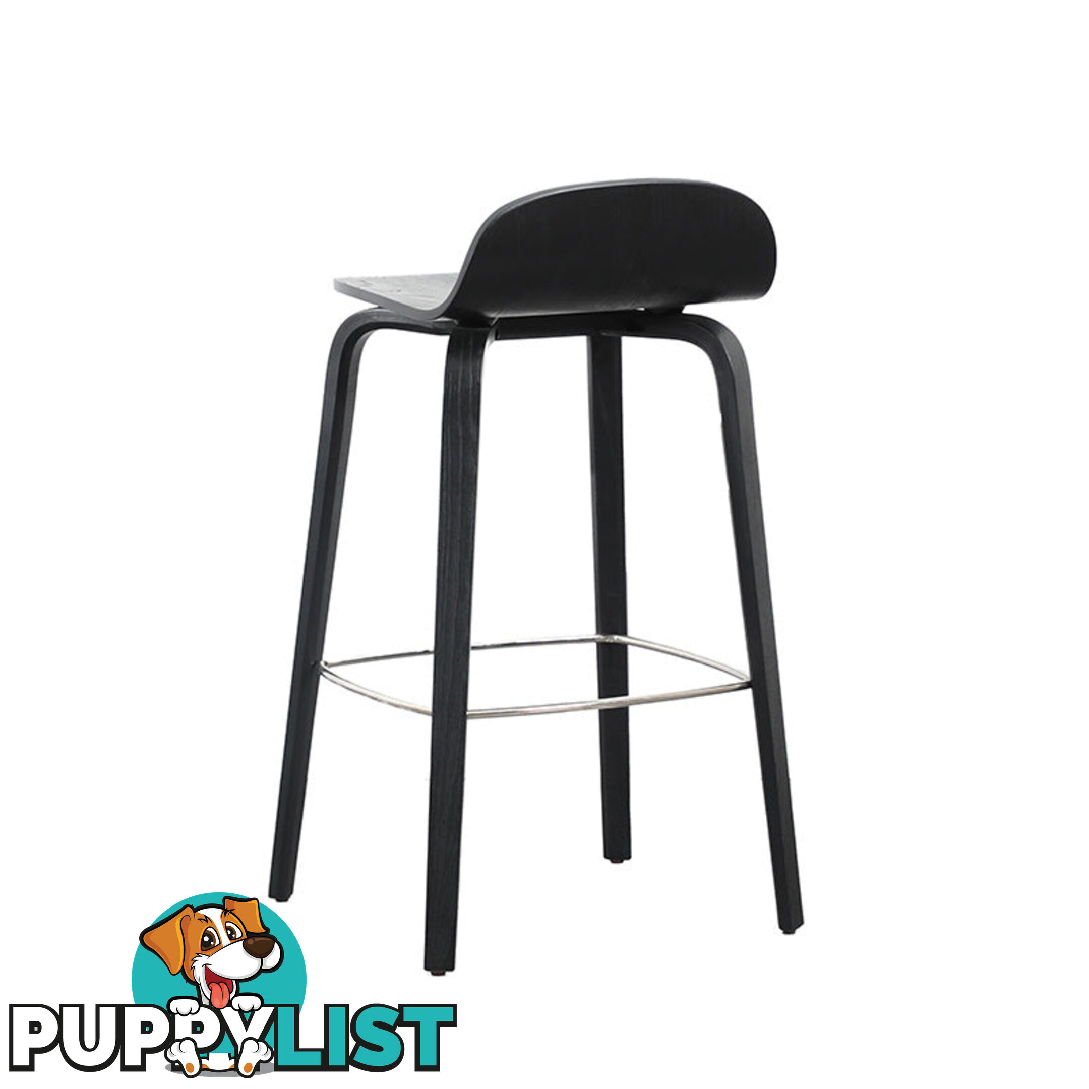 KORI Counter Stool - Black - BB-9113H-B - 9334719012056