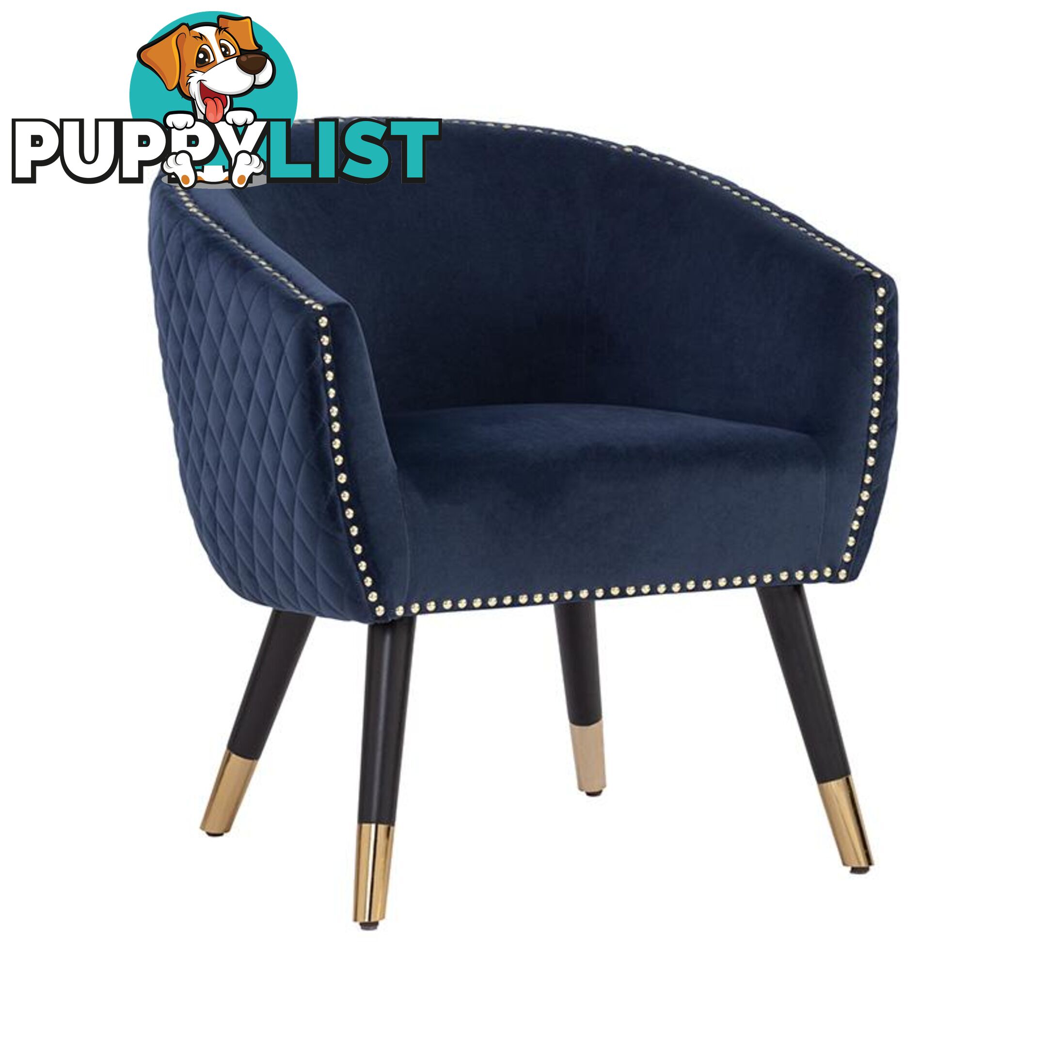 DENIZ Lounge Chair - Navy - 231225 - 9334719001036