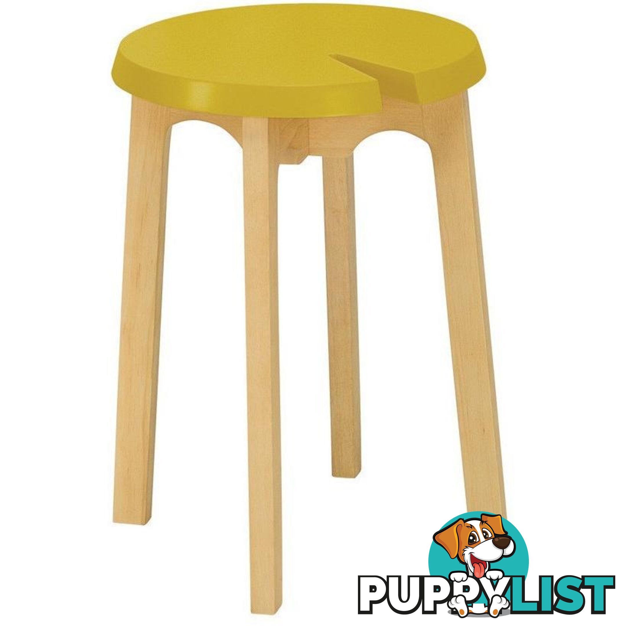 CHEVIS Stool  - Olive Yellow - 24092618 - 9334719007557